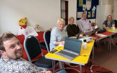 Unite Carers Trustees get IT Training